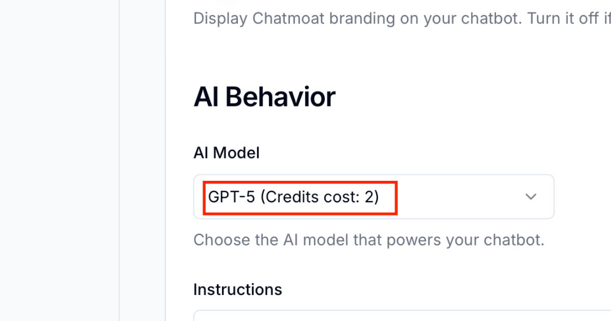 Save changes after selecting GPT-5