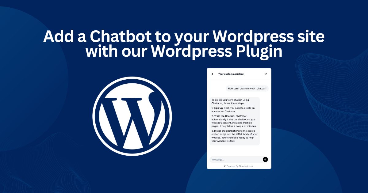 The Best Chatbot WordPress Plugin? Meet Chatmoat